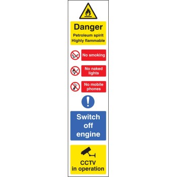 Danger - Petroleum Spirit Multi-Message - TESTTTTT!!!!! 