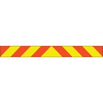 ECE70 Vehicle Marking Plate Chevron - TESTTTTT!!!!! 
