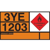Petrol / Benzine - Self Adhesive Vinyl Hazchem Placard - TESTTTTT!!!!! Petrol / Benzine - Self Adhesive Vinyl Hazchem Placard - TESTTTTT!!!!!