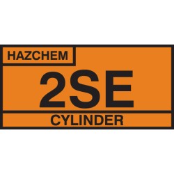2SE Cylinder Storage Placard - Self Adhesive Vinyl - TESTTTTT!!!!! 