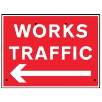 Re-Flex Sign - Works Traffic Arrow Left Re-Flex Sign - Works Traffic Arrow Left