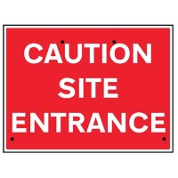 Re-Flex Sign - Caution - Site Entrance Re-Flex Sign - Caution - Site Entrance