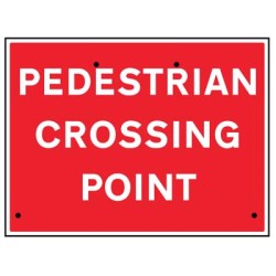 Re-Flex Sign - Pedestrian Crossing Point Re-Flex Sign - Pedestrian Crossing Point