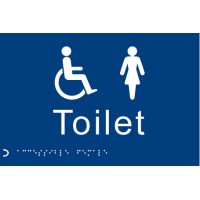 Braille - Toilet Ladies / Disabled - TESTTTTT!!!!! Braille - Toilet Ladies / Disabled - TESTTTTT!!!!!