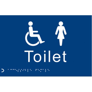 Braille - Toilet Ladies / Disabled - TESTTTTT!!!!! 