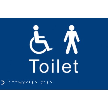 Braille - Toilet Gents / Disabled - TESTTTTT!!!!! Braille - Toilet Gents / Disabled - TESTTTTT!!!!!