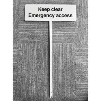 Keep Clear - Emergency Access - Verge Sign - TESTTTTT!!!!! Keep Clear - Emergency Access - Verge Sign - TESTTTTT!!!!!