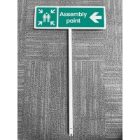 Assembly Point - Arrow Left - Verge Sign - TESTTTTT!!!!! Assembly Point - Arrow Left - Verge Sign - TESTTTTT!!!!!