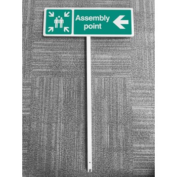 Assembly Point - Arrow Left - Verge Sign - TESTTTTT!!!!! 