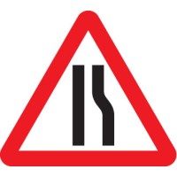 Fold Up Sign - Road Narrows Right Symbol 600mm Triangle Sign - TESTTTTT!!!!! Fold Up Sign - Road Narrows Right Symbol 600mm Triangle Sign - TESTTTTT!!!!!