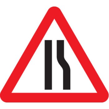 Fold Up Sign - Road Narrows Right Symbol 600mm Triangle Sign - TESTTTTT!!!!! Fold Up Sign - Road Narrows Right Symbol 600mm Triangle Sign - TESTTTTT!!!!!