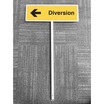 Diversion - Arrow Left - Verge Sign - TESTTTTT!!!!! 
