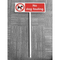No Dog Fouling - Verge Sign No Dog Fouling - Verge Sign