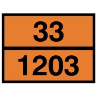 Petrol - Benzine ADR Plate Petrol - Benzine ADR Plate