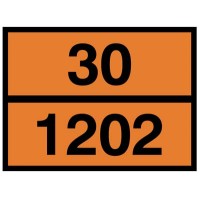 Diesel / Gas Oil Embossed ADR Plate Diesel / Gas Oil Embossed ADR Plate