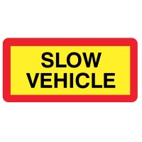 Slow Vehicle Panel - Short Length Slow Vehicle Panel - Short Length