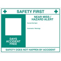 Safety First - Dry Wipe Board Safety First - Dry Wipe Board