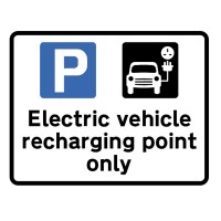 Electric Vehicle Recharging Point Only - Class R2 - Permanent Electric Vehicle Recharging Point Only - Class R2 - Permanent
