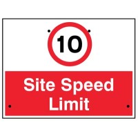 Re-Flex Sign - 10mph Site Speed Limit Re-Flex Sign - 10mph Site Speed Limit