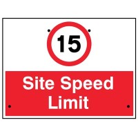 Re-Flex Sign - 15mph Site Speed Limit Re-Flex Sign - 15mph Site Speed Limit
