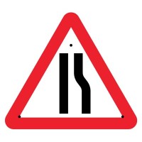 Re-Flex Sign - Road Narrowing Right Re-Flex Sign - Road Narrowing Right