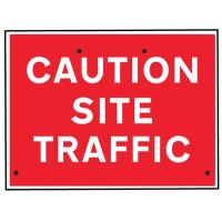Re-Flex Sign - Caution - Site Traffic Re-Flex Sign - Caution - Site Traffic