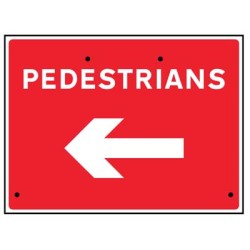 Re-Flex Sign - Pedestrians Arrow Left Re-Flex Sign - Pedestrians Arrow Left