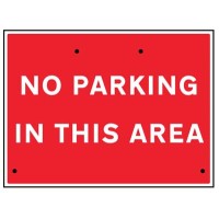 Re-Flex Sign - No Parking in this Area Re-Flex Sign - No Parking in this Area