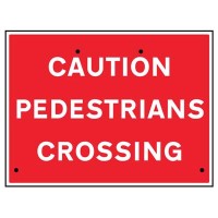 Re-Flex Sign - Caution - Pedestrians Crossing Re-Flex Sign - Caution - Pedestrians Crossing
