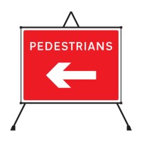 Fold Up Sign - Pedestrians Arrow Left / Right - TESTTTTT!!!!! Fold Up Sign - Pedestrians Arrow Left / Right - TESTTTTT!!!!!