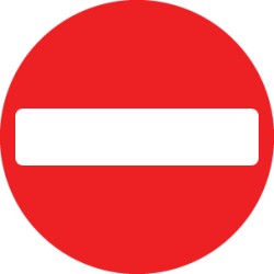 No Entry - Class R2 - Permanent - TESTTTTT!!!!! 