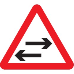 Two Way Traffic Crossing Ahead - Class R2 - Permanent - TESTTTTT!!!!! 