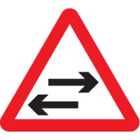 Two Way Traffic Crossing Ahead - Class RA1 - Temporary - TESTTTTT!!!!! Two Way Traffic Crossing Ahead - Class RA1 - Temporary - TESTTTTT!!!!!