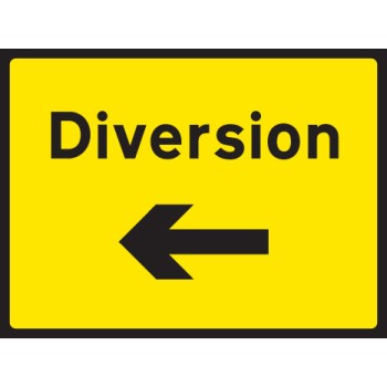Diversion - Arrow Left - Class RA1 - Temporary - TESTTTTT!!!!! 
