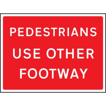 Pedestrians Use Other Footway - Class RA1 - TESTTTTT!!!!! 