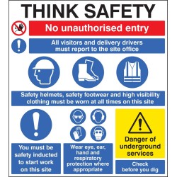 Site Safety - Think Safety - No Unauthorised Entry - Report to Office - PPE - Induction - Underground Services - TESTTTTT!!!!! Site Safety - Think Safety - No Unauthorised Entry - Report to Office - PPE - Induction - Underground Services - TESTTTTT!!!!!