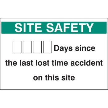 Lost Time AccIdent Board with 2 Sets of Numbers - TESTTTTT!!!!! 