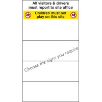 Custom Site Safety Board - Select 4 Safety Messages - TESTTTTT!!!!! Custom Site Safety Board - Select 4 Safety Messages - TESTTTTT!!!!!