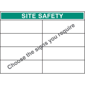 Custom Site Safety Board - Select 8 Messages - TESTTTTT!!!!! Custom Site Safety Board - Select 8 Messages - TESTTTTT!!!!!