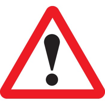 ! - Road Traffic - Exclamation Symbol - TESTTTTT!!!!! 