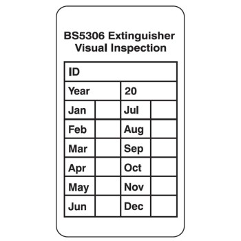 Extinguisher Visual Inspection Tag (Pack of 10) - TESTTTTT!!!!! Extinguisher Visual Inspection Tag (Pack of 10) - TESTTTTT!!!!!