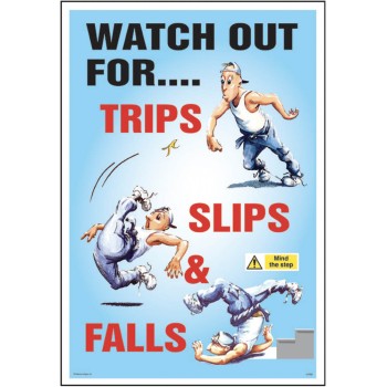 Trips Slips and Falls - Poster - TESTTTTT!!!!! 
