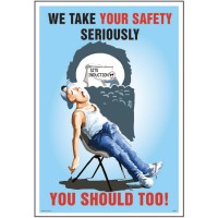 We Take Your Safety Seriously - Poster - TESTTTTT!!!!! We Take Your Safety Seriously - Poster - TESTTTTT!!!!!