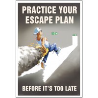 Practice Your Escape Plan - Poster - TESTTTTT!!!!! Practice Your Escape Plan - Poster - TESTTTTT!!!!!