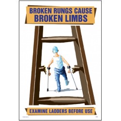 Broken Rungs Cause Broken Limbs - Poster - TESTTTTT!!!!! Broken Rungs Cause Broken Limbs - Poster - TESTTTTT!!!!!