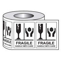 Fragile Handle with Care - Labels (Roll of 250) - TESTTTTT!!!!! Fragile Handle with Care - Labels (Roll of 250) - TESTTTTT!!!!!
