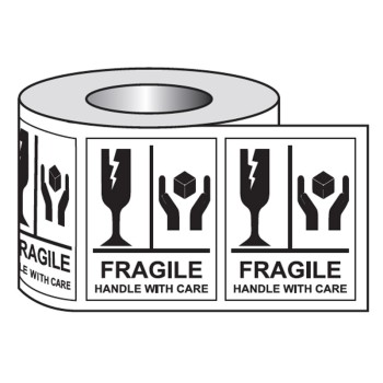 Fragile Handle with Care - Labels (Roll of 250) - TESTTTTT!!!!! Fragile Handle with Care - Labels (Roll of 250) - TESTTTTT!!!!!