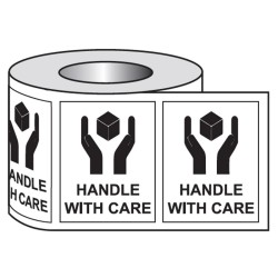 Handle with Care - Labels (Roll of 250) - TESTTTTT!!!!! Handle with Care - Labels (Roll of 250) - TESTTTTT!!!!!