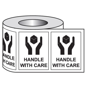 Handle with Care - Labels (Roll of 250) - TESTTTTT!!!!! Handle with Care - Labels (Roll of 250) - TESTTTTT!!!!!