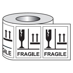 Fragile Glass this Way Up - Labels (Roll of 250) - TESTTTTT!!!!! Fragile Glass this Way Up - Labels (Roll of 250) - TESTTTTT!!!!!